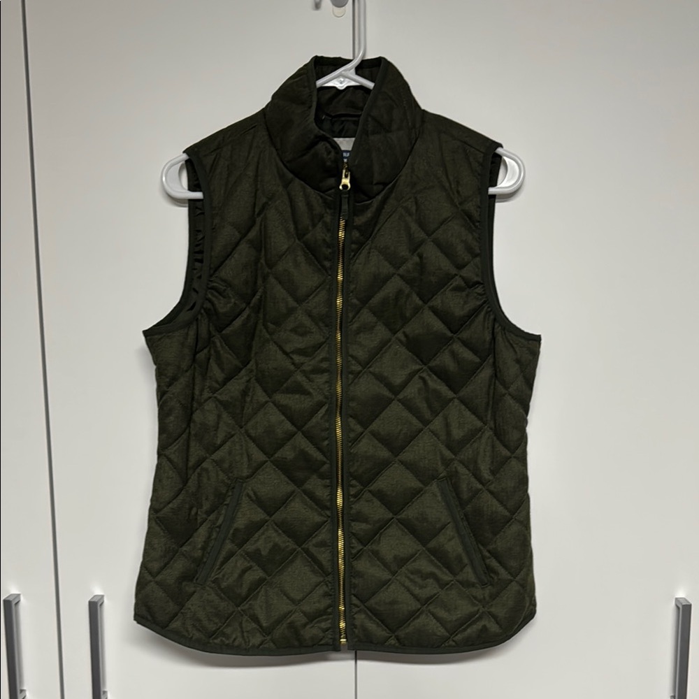 Old Navy Green Quilted Vest
